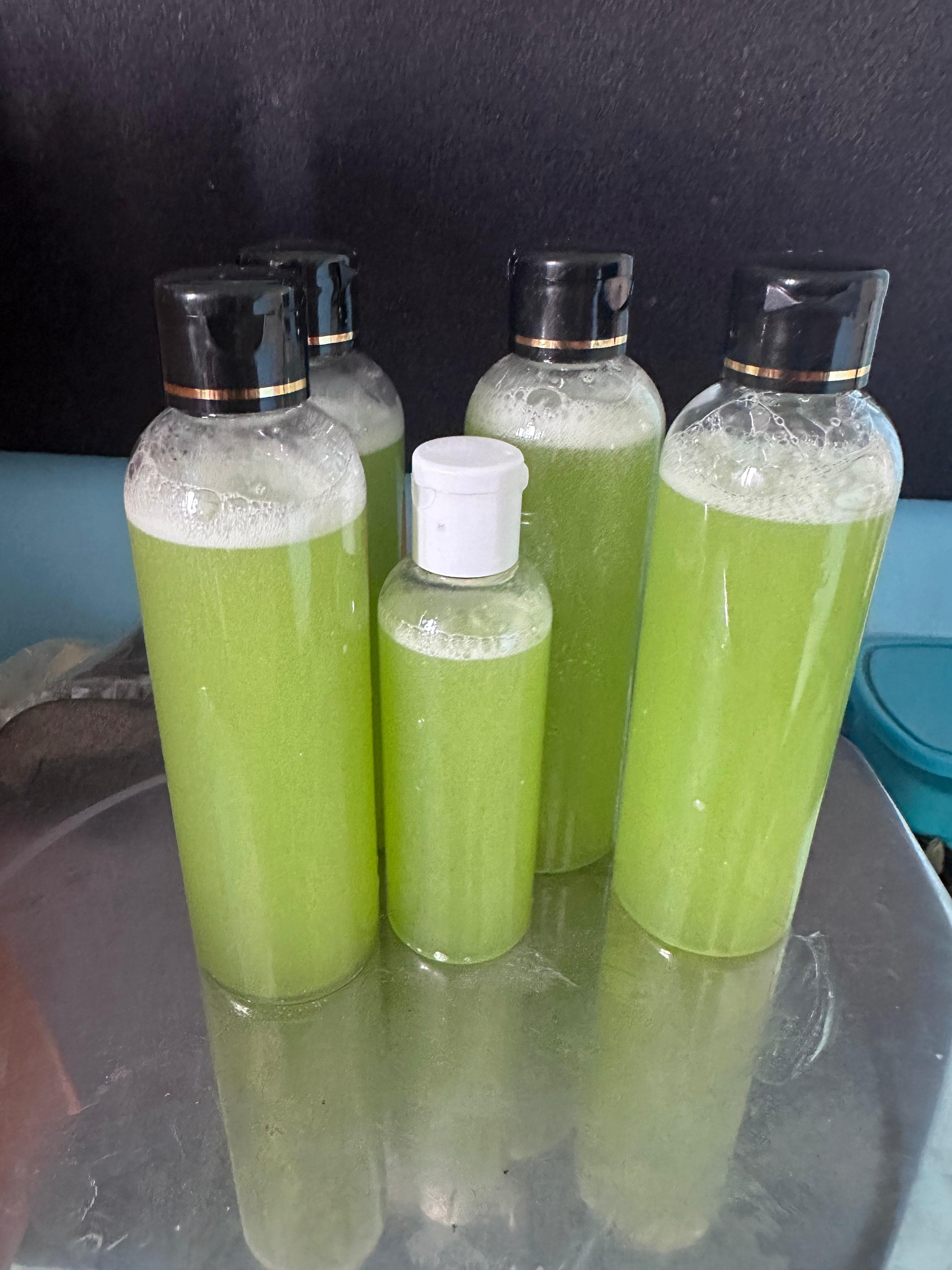 Neem & Aelovera Shampoo — Ayurvedic shampoo bottle